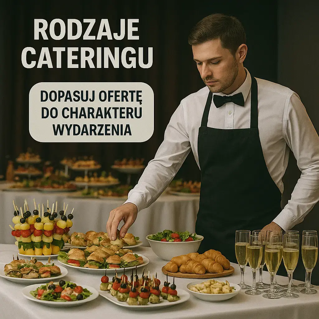 Rodzaje cateringu – dopasuj ofertę do charakteru wydarzenia